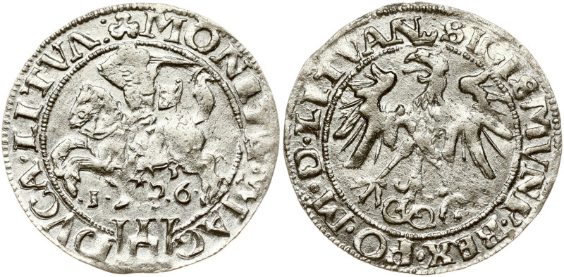 Lithuania. Zygmunt I Stary (1506-1548). Grosz 1536 I, Vilnius. Obv: Eagle with s...