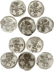 Lithuania Dwudenar 1566 - 1570 Vilnius Lot of 5 coins