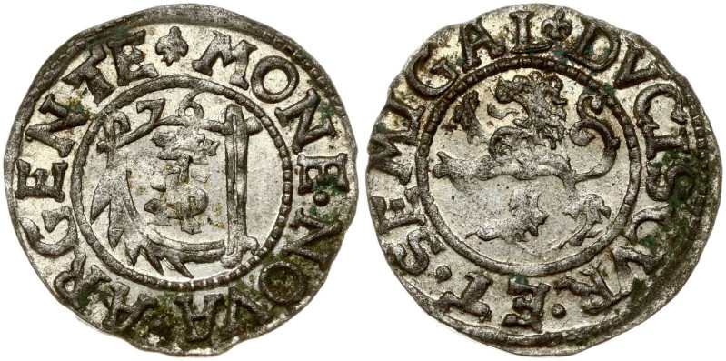 Courland. Gotthard Kettler (1561-1587). Schilling 1576. Billon 0.93 g. Kop. 4007...