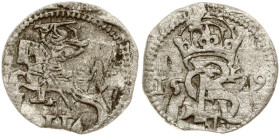 Courland Dwudenar 1579 Mitawa (R4)
