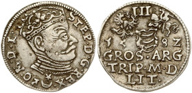 Lithuania Trojak 1582 Vilnius (R)