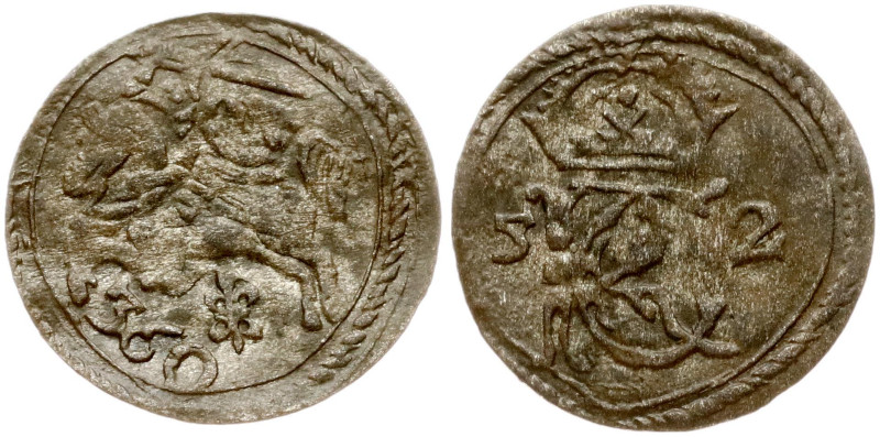 Lithuania. Jan II Kazimierz Waza (1649–1668). Dwudenar 1652, Vilnius. Billon 0.3...