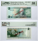 Lithuania 2 Litai 1993 PAVYZDYS/SPECIMEN PMG 58 Choice About UNC