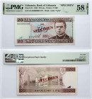 Lithuania 20 Litu 1993 SPECIMEN PMG 58 Choice About UNC EPQ