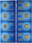 Lithuania 2 Litai 2012 Set of 4 coins