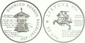 Lithuania 50 Litu 2012 Dionizas Poška