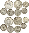 Venezuela 25 Centimos - 1 Bolivar 1954-1965 Lot of 7 coins