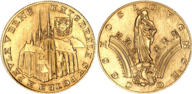 Czechoslovakia Gold Medal "Cathedral of St. Peter and Paul in Brno" 1973 (ND)