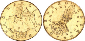 Czechoslovakia Gold Medal "Karlštejn Castle" 1974 (ND)