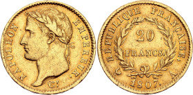 France 20 Francs 1807 A