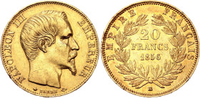 France 20 Francs 1856 BB