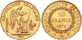 France 20 Francs 1876 A