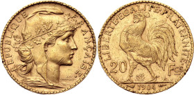 France 20 Francs 1904