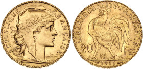 France 20 Francs 1911