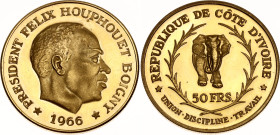 Ivory Coast 50 Francs 1966