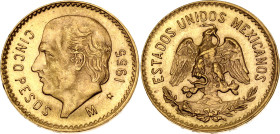 Mexico 5 Pesos 1955 M