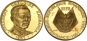 Rwanda 25 Francs 1965