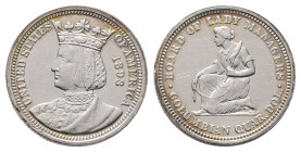 Vereinigte Staaten von Amerika, 25 Cents (Quarter) 1893. Isabella. 6,22 g. K/M 115. Randfehler, sehr schön