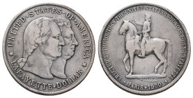 Vereinigte Staaten von Amerika, Dollar 1900. Lafayette. 26,49 g. K/M 118. Randfehler, sehr schön