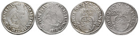 Dänemark, Christian IV. 1588-1648, Mark 1615, Kopenhagen. 2 Stück. Hede 99 D. Felder geglättet (1x), sehr schön