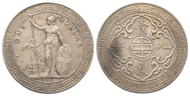 Großbritannien, Edward VII. 1901-1910, Trade Dollar 1911 B, Bombay. 26,90 g. K/M T5. Fast vorzüglich