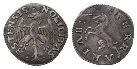 Italien Ferrara, Ercole I. 1471-1505, 2 Soldi o. J. 1,01 g. MIR 260. Von größter Seltenheit. Attraktives Exemplar, sehr schön-vorzüglich