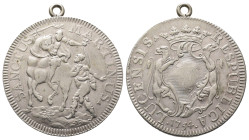 Italien Lucca, Republik 1369-1799, Scudo 1754. 24,15 g. Dav. 1376. Am Henkel, sehr schön