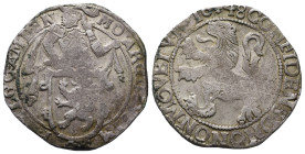 Niederlande Campen, Provinz, Löwentaler 1648. 27,19 g. Dav. 4879. Unregelmäßiger Schrötling, min. Belag, sehr schön