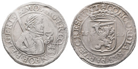 Niederlande Freisland, Provinz, Reichstaler 1620. 28,71 g. Dav. 4829. Leicht bearbeitet, sehr schön-vorzüglich