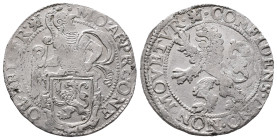 Niederlande Friesland, Provinz, Löwentaler o. J. 26,27 g. Delm. 854. Attraktives Exemplar. Kl. Schrötlingsfehler, fast vorzüglich