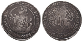 Niederlande S'Herrenberg, Wilhelm IV. 1546-1586, Taler (30 Stüber) o. J., St. Oswald. 27,79 g. Dav. 8582. Hübsche Patina, kl. Schrötlingsfehler, fast ...