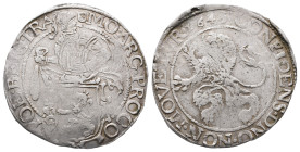Niederlande Utrecht, Provinz, Löwentaler 1643. 26,84 g. Dav. 8863. Kl. Schrötlingsfehler, sehr schön