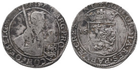 Niederlande Westfriesland, Provinz, Reichstaler 1620. 28,23 g. Dav. 4842. Kl. Rand und Schrötlingsfehler, fast sehr schön