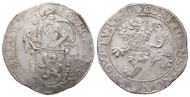 Niederlande Westfriesland, Provinz, Löwentaler 1645?. 27,34 g. Dav. 4863. Kl. Prägeschwäche, sehr schön +