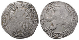 Niederlande Westfriesland, Provinz, Löwentaler 1650. 26,90 g. Dav. 4870. Kl. Schrötlingsfehler am Rand, kl. Kratzer, sehr schön