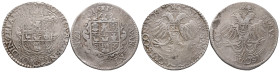 Niederlande Zeeland, Provinz, 60 Stüber 1602 und 1618. Del. 1071. 2 Stück. Prägeschwäche (2x), fast sehr schön und sehr schön