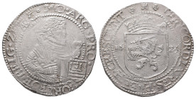 Niederlande Zeeland, Provinz, Reichstaler 1623. 28,74 g. Dav. 4844. Interessante Verprägung. Prägeschwäche, sehr schön-vorzüglich