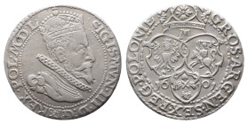 Polen, Sigismund III. 1587-1632, 6 Groschen 1601, Marienburg. 4,43 g. Kop. 1251. Von großer Seltenheit. Vorzüglich