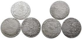 Polen, Sigismund III. 1587-1632, Ort 1621, 1622 und 1623, Bromberg. 3 Stück. Kl. Kratzer (1x), sehr schön