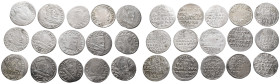 Polen, Sigismund III. 1587-1632, Kl. Konvolut von 3 Gröscher Stücken aus der Zeit von 1590-1600. 15 Stück. Mit Fehlern, meist sehr schön