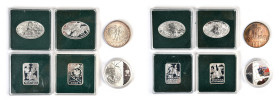 Polen, Republik seit 1989, kl. Konvolut von 10, 20 und 10.0000 Zloty Stücken. 6 Stück. Vorzüglich-Stempelglanz und polierte Platte