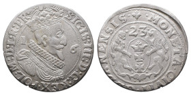 Polen Danzig, Stadt, Ort (1/4 Reichstaler) 1623, mit Titel Sigismund III. 7,16 g. Kop. 7504. Winz. Schrötlingsfehler am Rand, sehr schön-vorzüglich