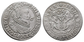 Polen Danzig, Stadt, Ort (1/4 Reichstaler) 1624, mit Titel Sigismund III. 6,75 g. Kop. 7505. Sehr schön-vorzüglich