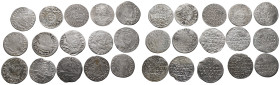 Polen, kl. Konvolut von Kleinmünzen. Darunter 3 Gröscher Stücke, 1/24 Taler und Groschen, meist aus der Regentschaft von Sigismund III. und Stephan Ba...