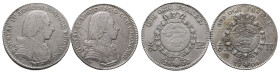 Schweden, Gustav IV. Adolf 1792-1809, 1/6 Riksdaler 1804 und 1809, Stockholm. 2 Stück. Ahlström 39 und 44. Winz. Randfehler (1x), sehr schön +