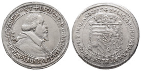 Römisch Deutsches Reich / Haus Habsburg, Leopold V. 1619-1632, Reichstaler 1621, Ensisheim. 28,09 g. Dav. 3347. Kl. Stempelfehler, kl. Kratzer, sehr s...