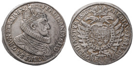 Römisch Deutsches Reich / Haus Habsburg, Ferdinand II. 1592-1618-1637, Reichstaler 1620, Graz. 28,53 g. Dav. 3098. Von korrodierten Stempeln, kl. Zain...