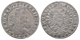 Römisch Deutsches Reich / Haus Habsburg, Ferdinand II. 1592-1618-1637, Kipper 24 Kreuzer 1623, Breslau. 4,21 g. F. und S. 97. Fast vorzüglich