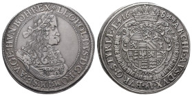 Römisch Deutsches Reich / Haus Habsburg, Leopold I. 1657-1705, Reichstaler 1684, Graz. 28,20 g. Dav. 3232. Sehr schön-vorzüglich