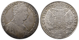 Römisch Deutsches Reich / Haus Habsburg, Maria Theresia 1740-1780, Konv.-Taler 1765 G, Günzburg. 28,07 g. Dav. 1147. Hübsche Patina, leicht justiert, ...
